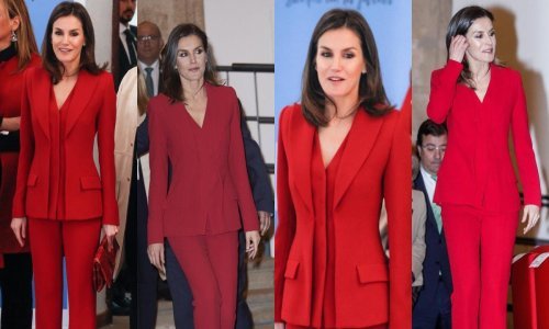 Kraljica Letizia plijenila poglede u ženstvenom odijelu i skupocjenim naušnicama od 16 tisuća kuna