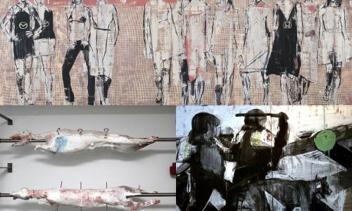 Pečeni janjci, rovokopači, bilderi i manekenke: Matko Vekić u Laubi predstavlja svoj opus