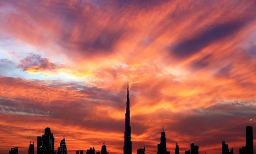 Najviša svjetska građevina Burj Khalifa u hrvatskim bojama