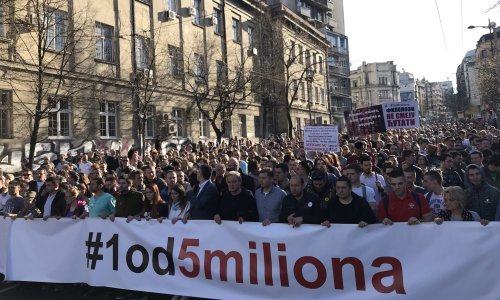 Vodstvo RTV-a u Novome Sadu razgovaralo s prosvjednicima