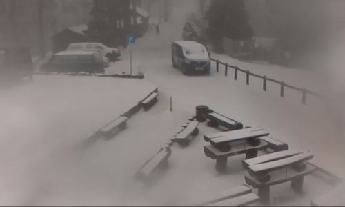 Gust snijeg na Sljemenu, Zagorje se bijeli: Do kraja dana vraća nam se zima!