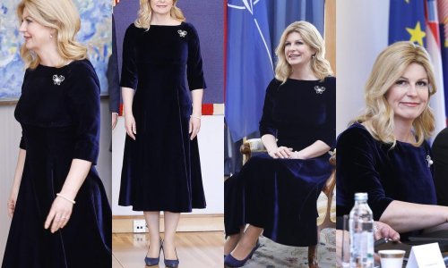 Nova frizura i haljina koja laska figuri: Kolinda Grabar Kitarović osvježila izgled