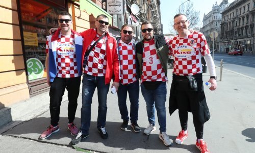 Hrvatski navijači na ulicama Budimpešte; pogledajte fotografije iz mađarske metropole
