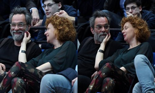 Ljubav je na utakmici: Nina Violić i Filip Šovagović izmjenjivali nježnosti