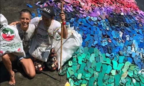 Umjetnica izrađuje duge od smeća