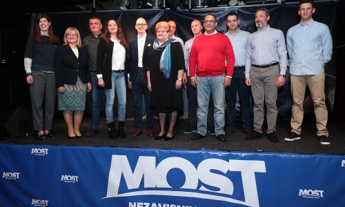 Most predstavio svoje kandidate za europske izbore, predvodi ih Petrov