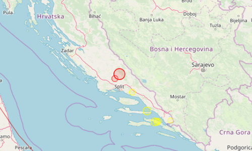 Jaki potres probudio stanovnike Dalmacije