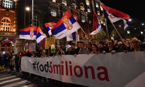 Prosvjednici u Beogradu najavili formiranje 'slobodne zone', evo što je to