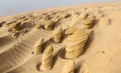 Pijesak i vjetar zajedno rade čuda, na što vas podsjećaju ovi oblici?