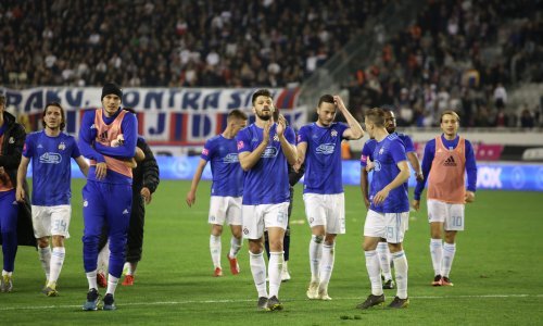 Dinamo burno proslavio trijumf na Poljudu; pogledajte što se pjevalo u svlačionici