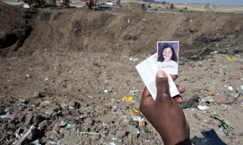 Prvo službeno izvješće o padu zrakoplova u Etiopiji
