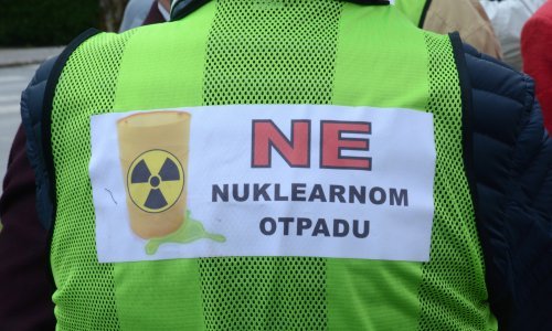 Skup protiv odlagališta nuklearnog otpada na Trgovskoj gori
