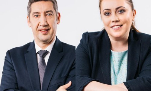 Laurentiu-Florin Dimitriu generalni direktor Nestlé za Hrvatsku, BiH i Slovenija, a Neli Angelova voditeljica komunikacija