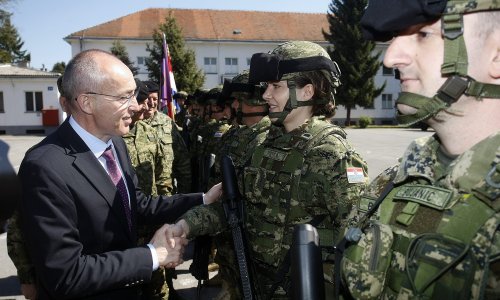 Hrvatski vojnici ispraćeni u NATO-vu misiju u Poljskoj