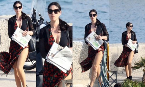 Monica Bellucci zbog vjetra slučajno otkrila više nego što je planirala