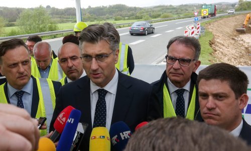 Plenković i Butković zadovoljni dinamikom radova na Istarskom ipsilonu