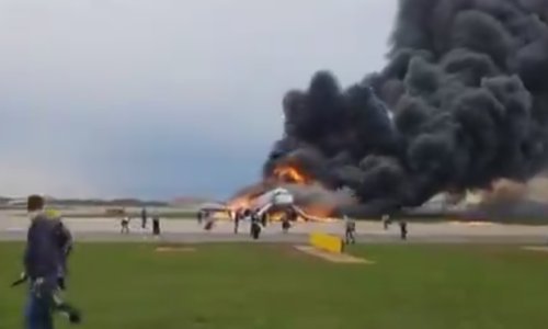 Ruski zrakoplov srušio se zbog udara munje