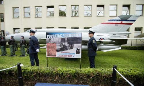 Perešinov MiG-21 ispred MORH-a do Dana državnosti