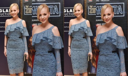 Jelena Rozga u pripijenoj čipkastoj haljini mamac je za poglede