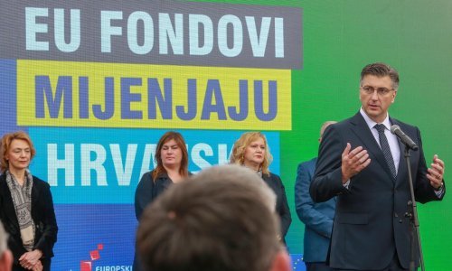 Plenković: '80 posto javnih investicija u Hrvatskoj dolazi upravo zahvaljujući Europskoj uniji'