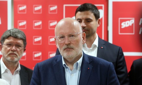 Frans Timmemans dao podršku SDP-ovim kandidatima za europske izbore