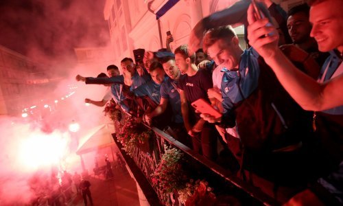 Spektakularni doček nogometaša Rijeke: Ludilo na Korzu kakvo su igrači i zaslužili...