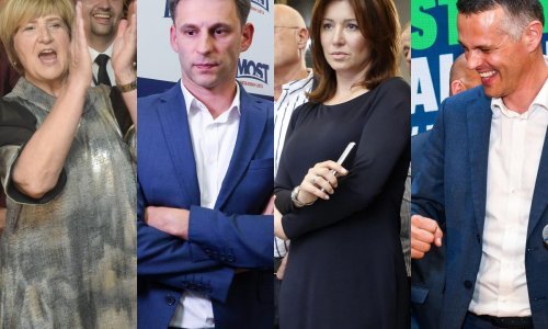 [FOTO] Euforija, veselje, suze i tuga... Pogledajte kako je protekla izborna noć u stožerima stranaka