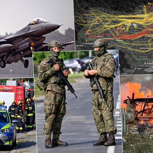 Upad ruskih dronova u Poljsku.