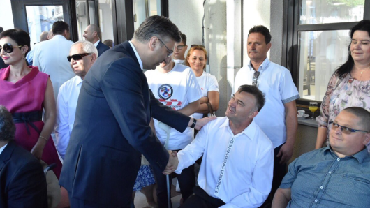Plenkovićev susret s veteranima u Kninu