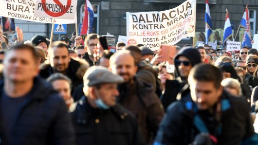 Prosvjed u Zagrebu