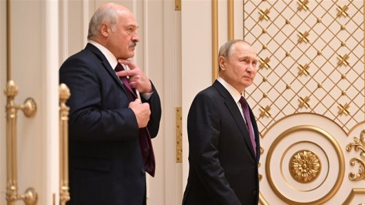 Aleksandar Lukašenko i Vladimir Putin