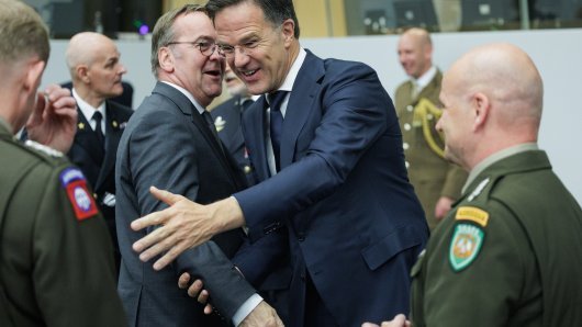 Boris Pistorius i Mark Rutte