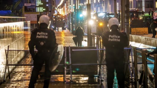 Policija u Bruxellesu, ilustracija