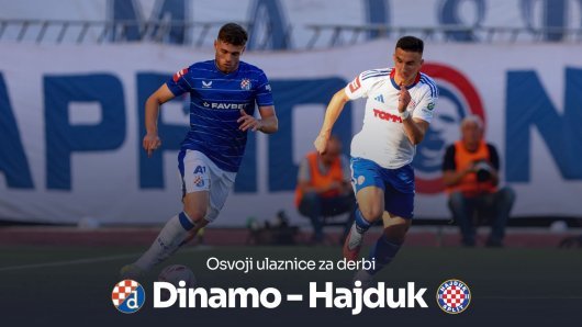Darujemo 5x2 ulaznice za derbi Dinama i Hajduka