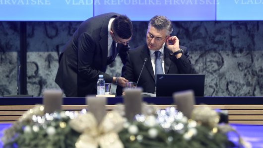 Andrej Plenković na sjednici Vlade