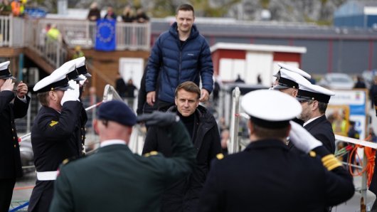 Emmanuel Macron na Grenland