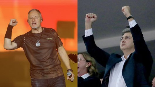 Marko Perković Thompson i Andrej Plenković