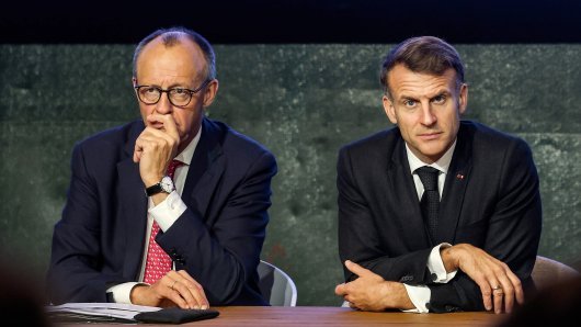 Friedrich Merz i Emmanuel Macron