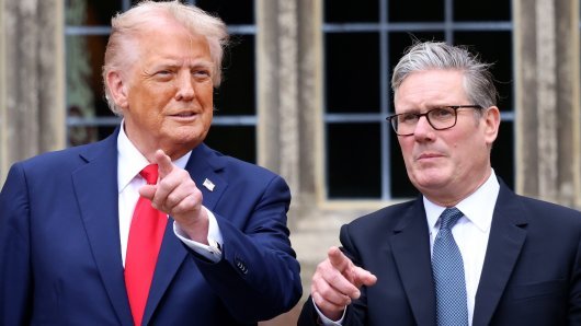Donald Trump i Keir Starmer