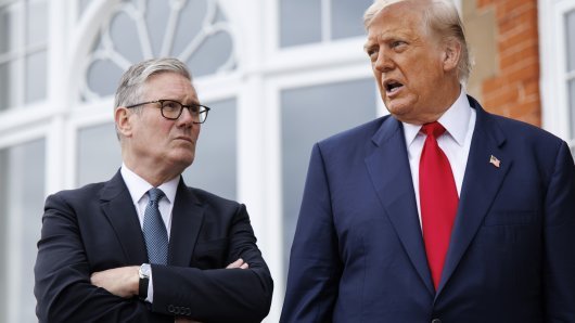 Keir Starmer i Donald Trump
