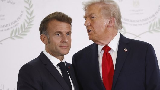 Emmanuel Macron i Donald Trump