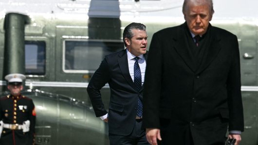 Pete Hegseth i Donald Trump