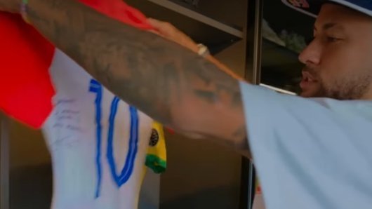 Neymar s hrvatskim dresom