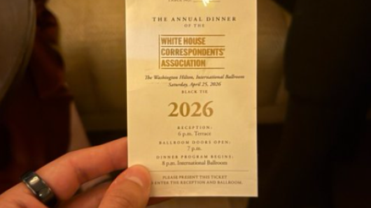 Objavljena je fotografija ulaznice s kojom se ulazilo u hotel u Washingtonu