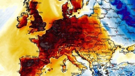 Toplinska kupola nad Europom