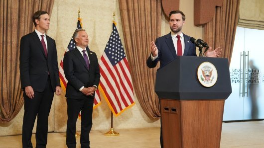 Jared Kushner, Steve Witkoff i J.D. Vance