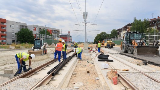 Obilazak radova na Sarajevskoj cesti