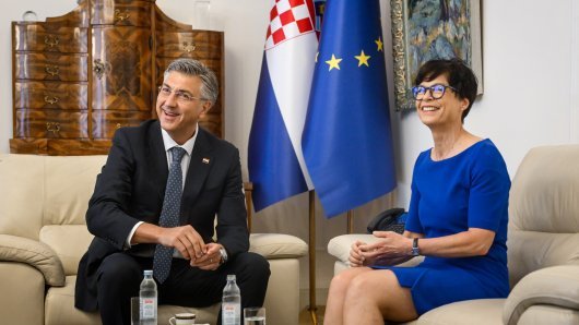 Plenković se sastao s Kos: Nove članice mogu zaraditi ulazak u EU samo zaslugama