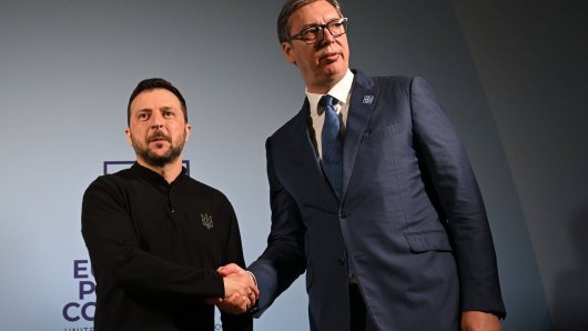 Volodimir Zelenski i Aleksandar Vučić