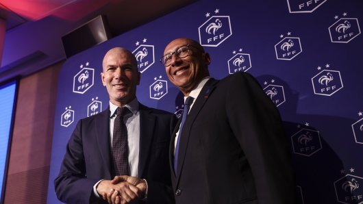 Philippe Diallo i Zinedine Zidane